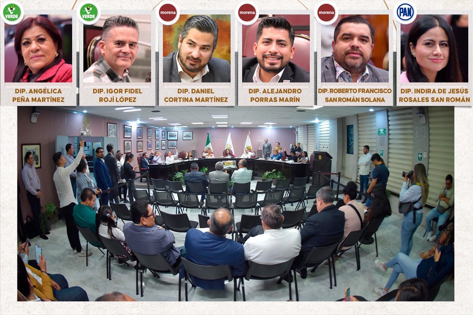 Solicitan diputadas y diputados licencia para separarse del cargo