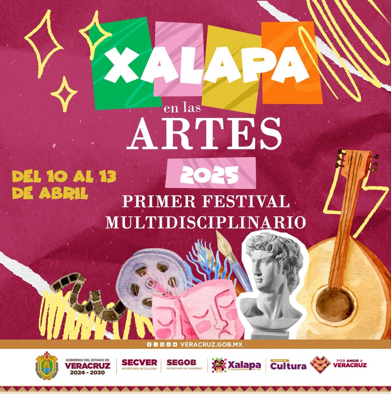 Invita SECVER al Primer Festival Multidisciplinario Xalapa en las Artes