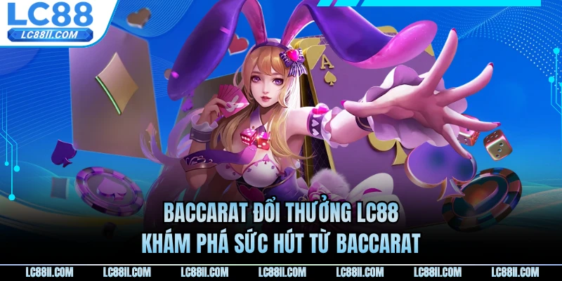 Baccarat đổi thưởng LC88 có cách chơi đơn giản và dễ hiểu